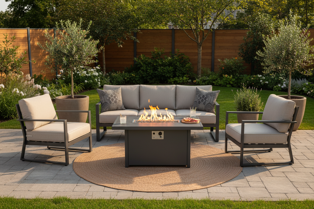 Outdoor Furniture with Fire Pits