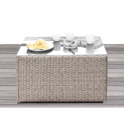 Fully Assembled 6-Seat All-Weather Wicker Patio Set with Cushions