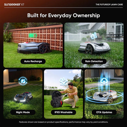 X7 Wireless AI Robot Lawn Mower L 0.75 Acre