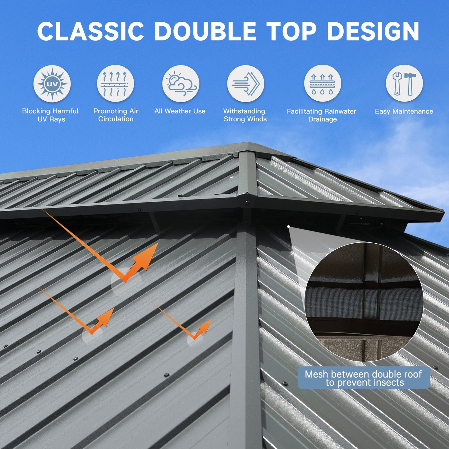 14' X 20' Hardtop Gazebo