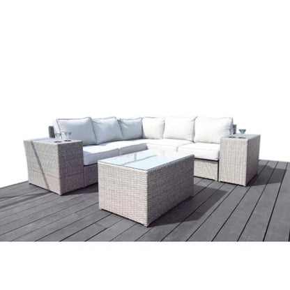 Pre-Assembled 4-Piece Rattan Wicker Outdoor Seating Group