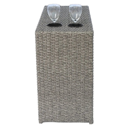 Outdoor Wicker Seating Group for 4 – Pre-Assembled with Cushions