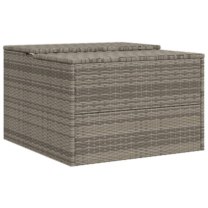 Robot Mower Garage Storage Shelter Garden Outdoor Lawn Poly Rattan - 33.9" X 35.4" X 20.5"/22.4"