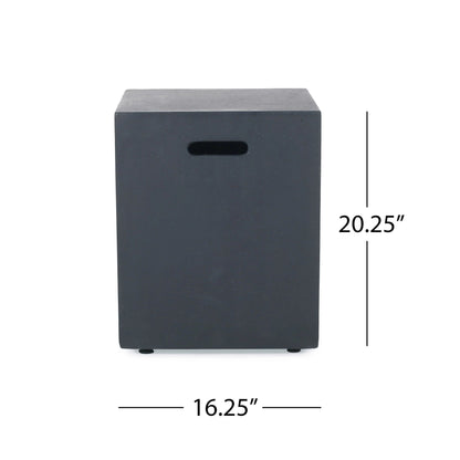 Outdoor 50000 BTU Propane Fire Pit - Dark