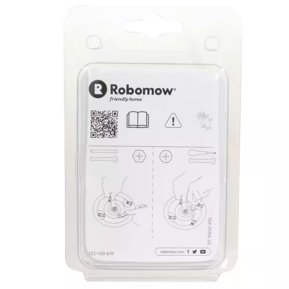 Replacement Blade Set for RK Series Robotic Lawn Mowers (8-Blades)