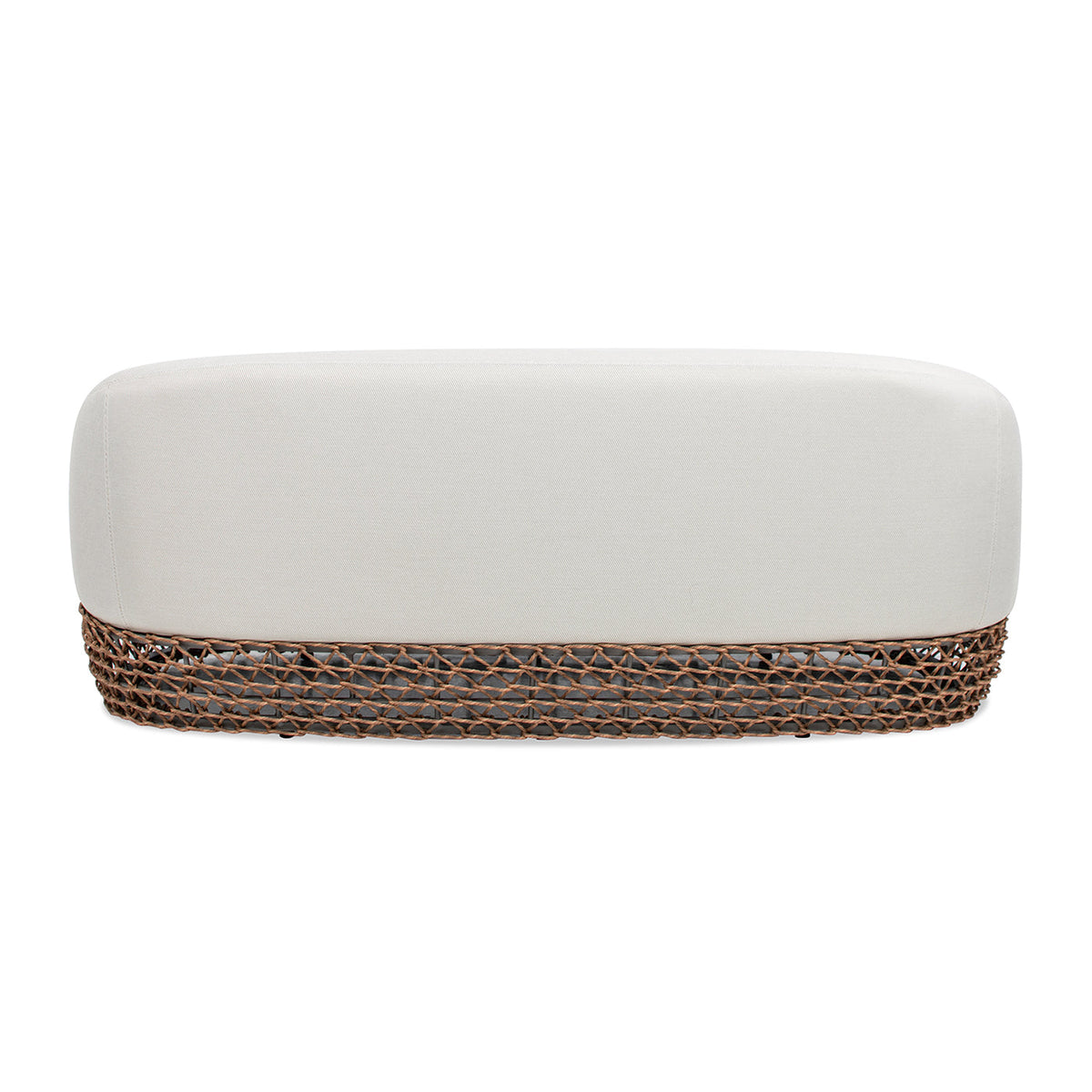 Willow 71" Upholstered Woven Patio Deep Seating Sofa