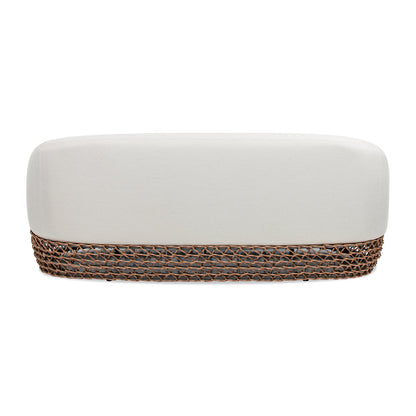 Willow 71" Upholstered Woven Patio Deep Seating Sofa